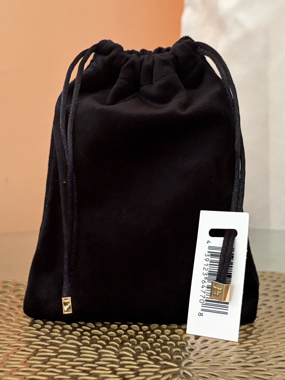 Tom Ford Black Drawstring Pouch Bag